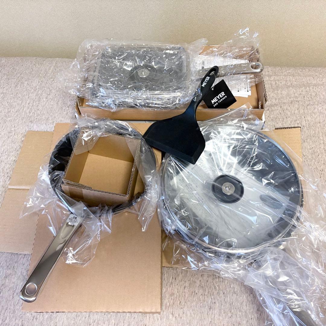 【新品未使用】Meyer 鍋 フライパン 4点 セット
