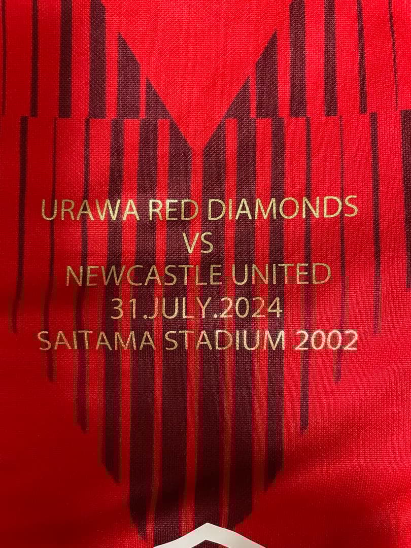 24ss NIKE 浦和レッズ ニューカッスル•ユナイテッド ユニフォーム L