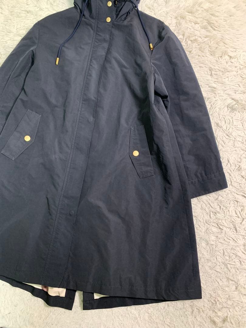 ブルーレーベルクレストブリッジ モッズコート ノバチェック フード Mサイズ