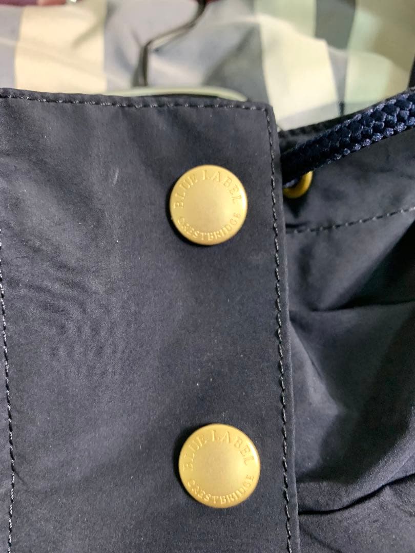 ブルーレーベルクレストブリッジ モッズコート ノバチェック フード Mサイズ