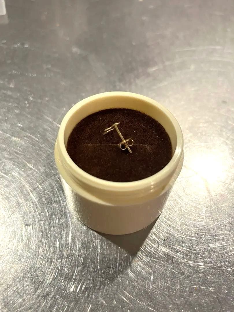 hirondelle et pepin 星形　ピアス　18k 片耳