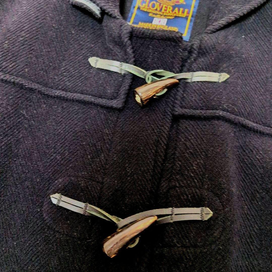 GLOVERALL 80-90s ダッフルコート ヘリンボーン キングストン 黒