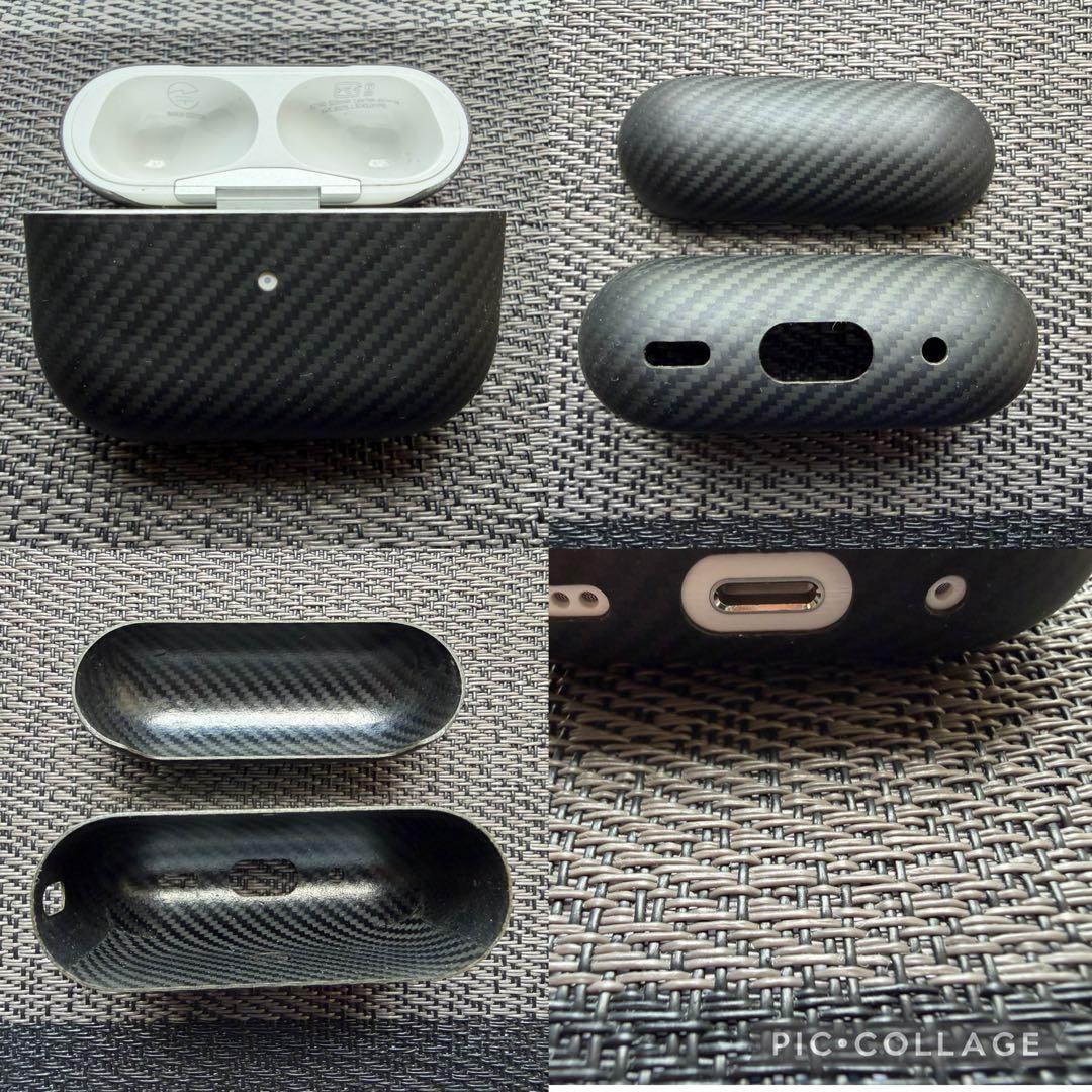 Apple AirPods Pro 2 アップル プロ カーボンケース付