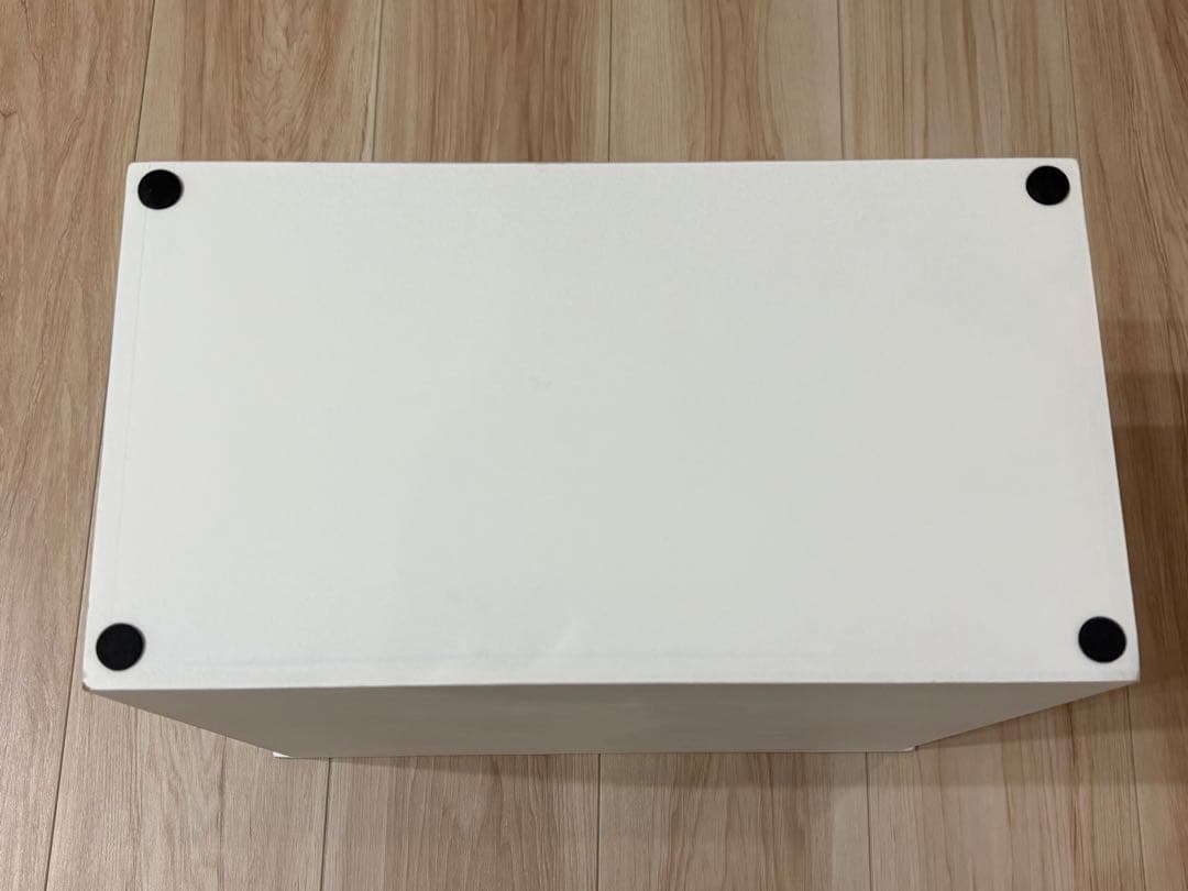 【新品未使用・値下げ】salut! サリュ　オールドウッド2段両開きキャビネット