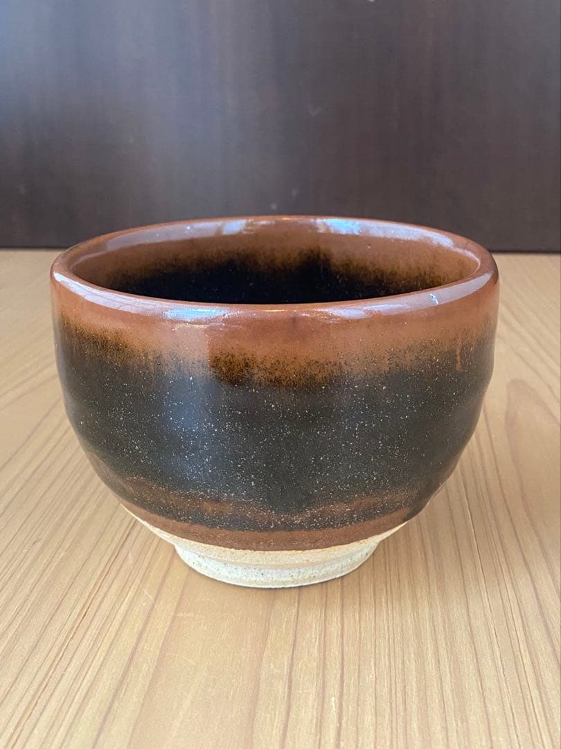 天目大丸茶碗 千峰苑作 共箱付き茶道具 抹茶腕