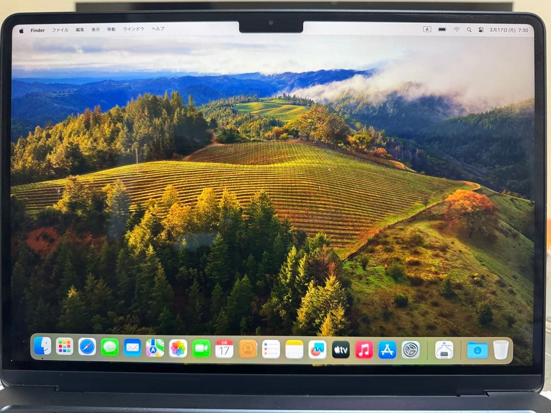 美品 MacBook Air M2 メモリ8GB ミッドナイト 最大容量100%