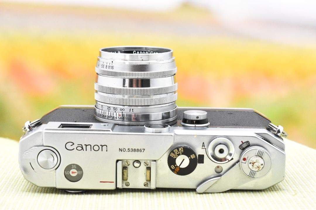 【整備済】 Canon L2 + 50mm F1.8 レンジファインダーカメラ