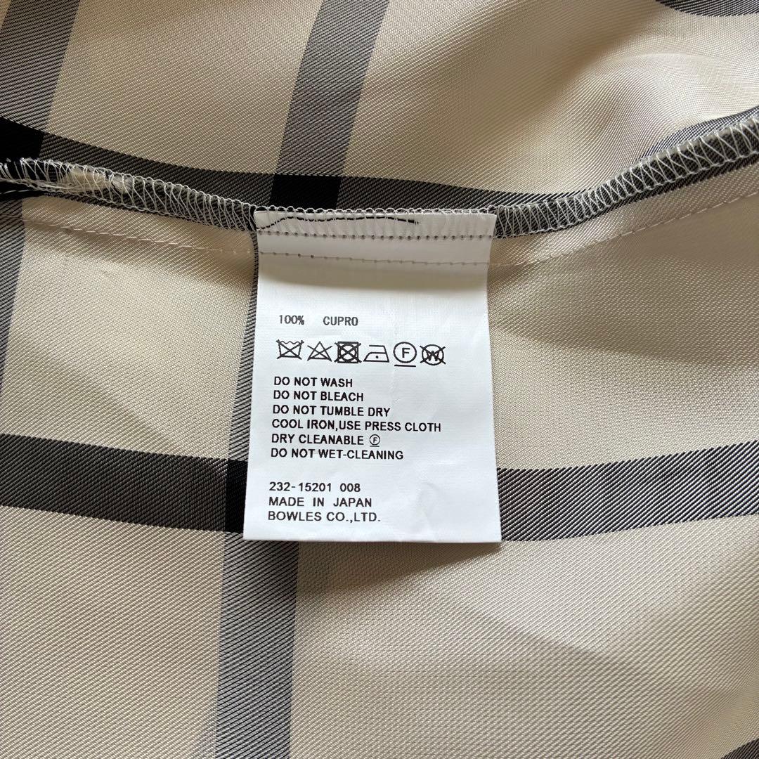 美品✨HYKE ハイク ボウタイブラウス サイズ2 ベージュ チェック柄