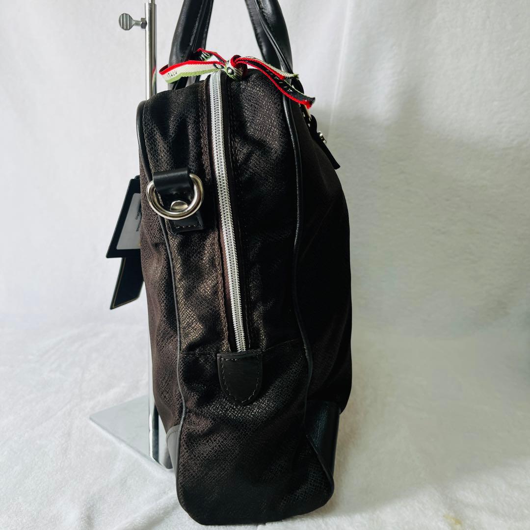 オロビアンコ 2way トートバッグ ショルダーバッグ 茶色 本革 タグ付き