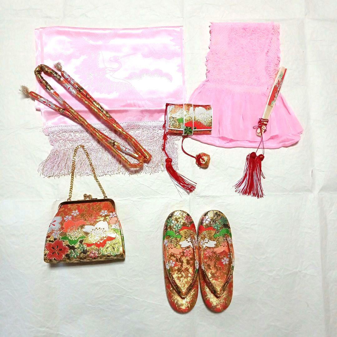 七五三　七歳着物・結び帯・フルセット (37)