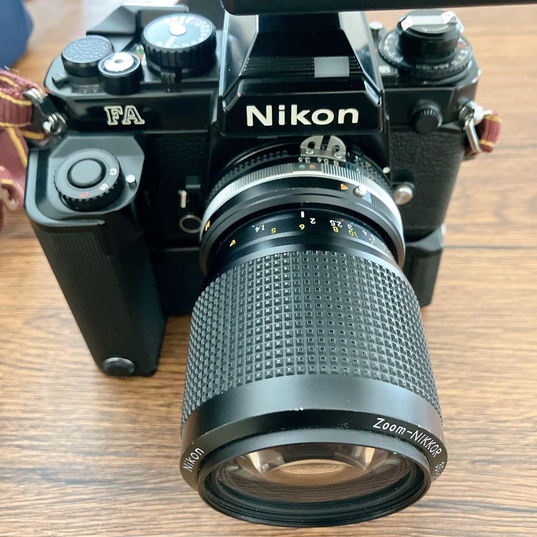Nikon FA MD-15 ブラック 一眼レフカメラ　動作確認済　撮影セット