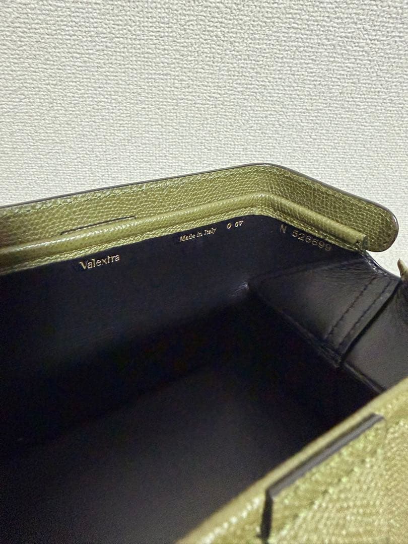 Valextra オリーブグリーン トリックトラック