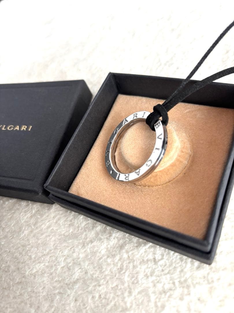 ✨超美品　紐付き BVLGARI ブルガリ・ブルガリ キーリング　箱付き