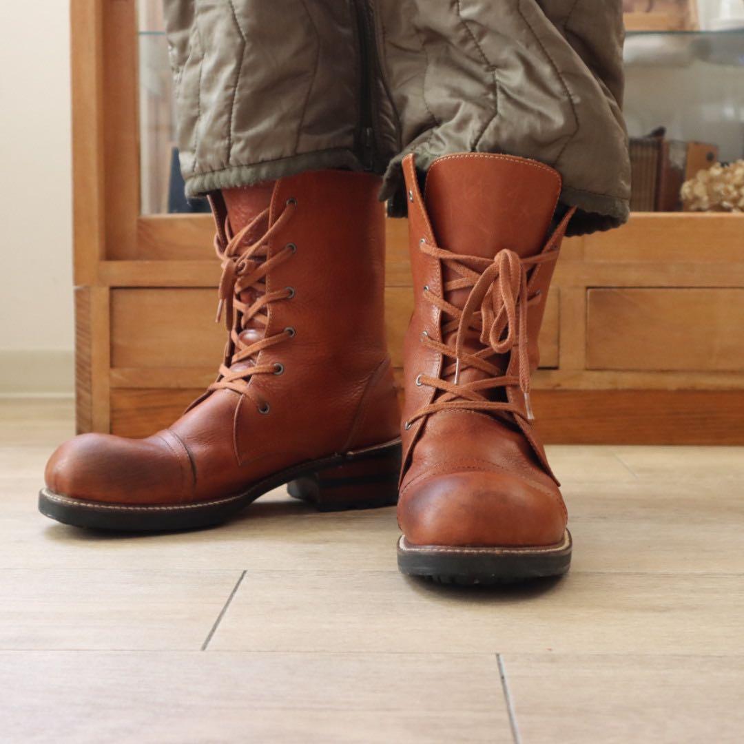 【HYSTERIC GLAMOUR】本革ブーツFINE（茶色）