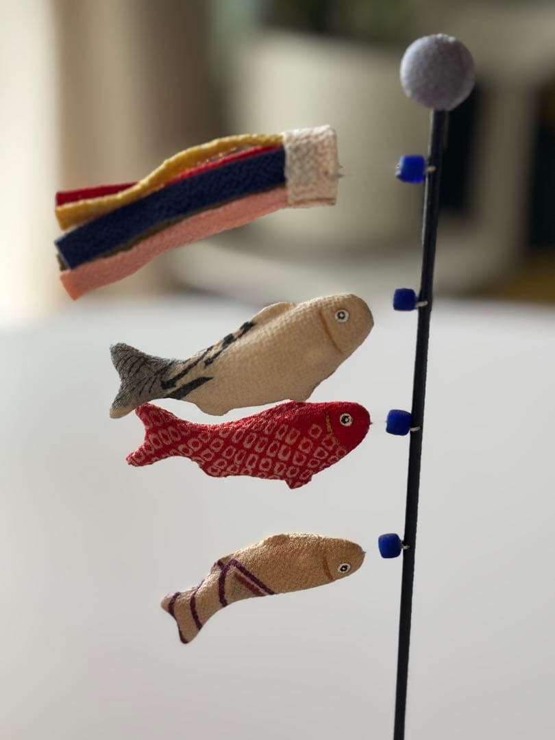 布製 鯉のぼり ちりめん　金太郎　人形