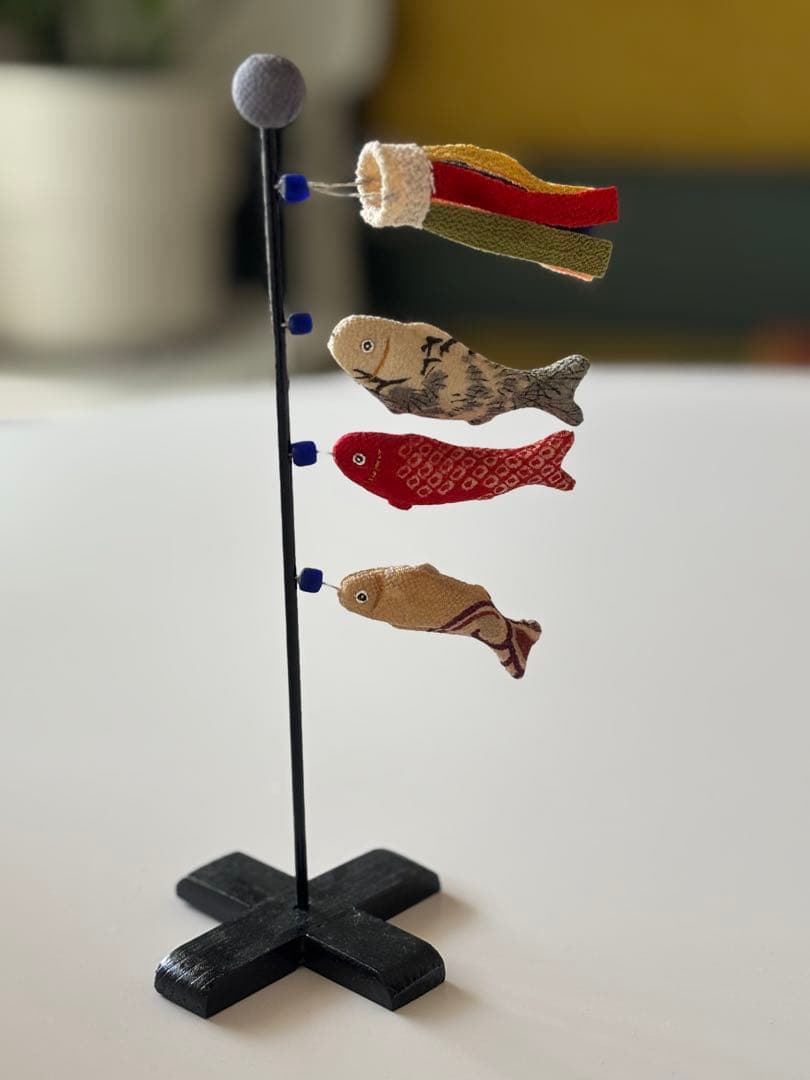 布製 鯉のぼり ちりめん　金太郎　人形