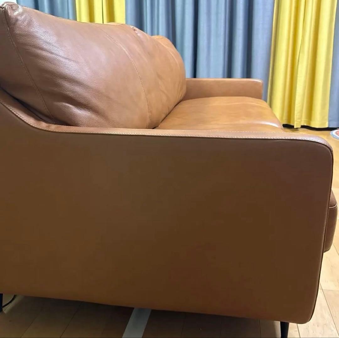 NITORI ニトリ 本革 3人掛けソファ(ボルトン2) ソファー