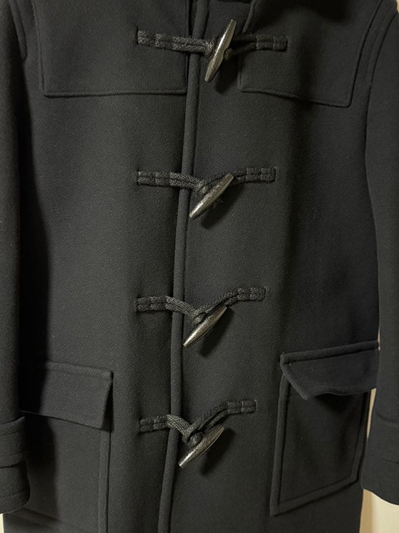 AURALEE (オーラリー) ヘビーメルトンダッフルコート ブラック/5