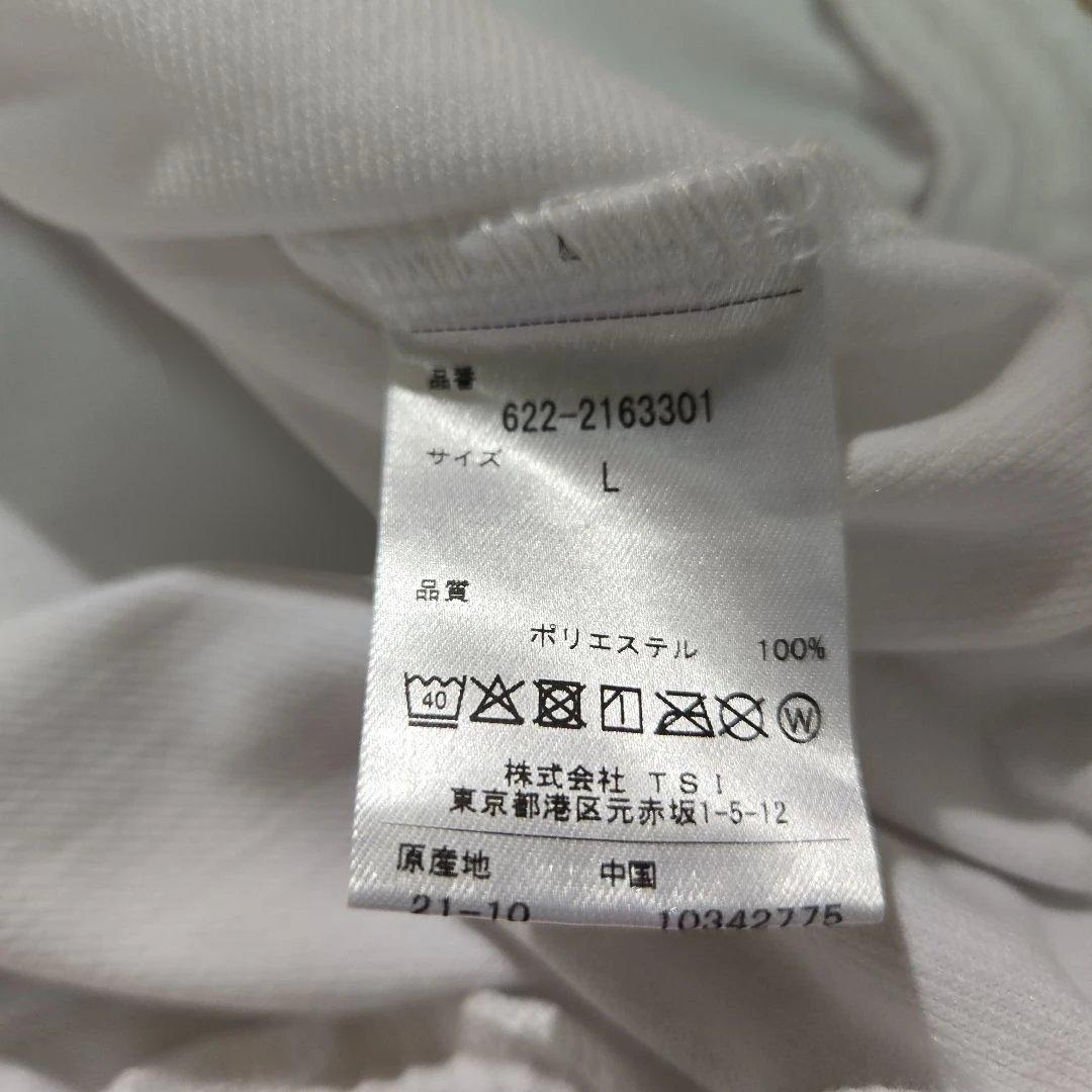 未使用 ping ピン 半袖 スウェット パーカー L ホワイト ゴルフ