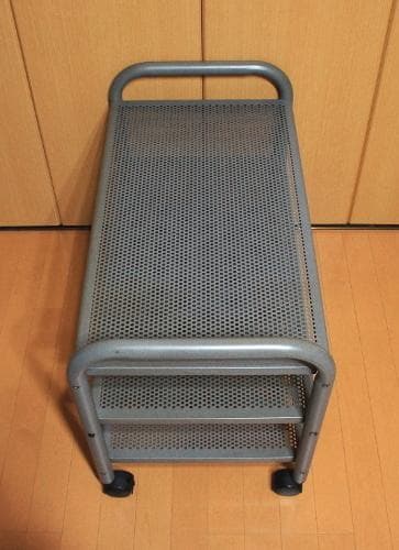 90年代ビンテージ北欧スウェーデン多目的ラックキャスターワゴン男前ツールシェルフ