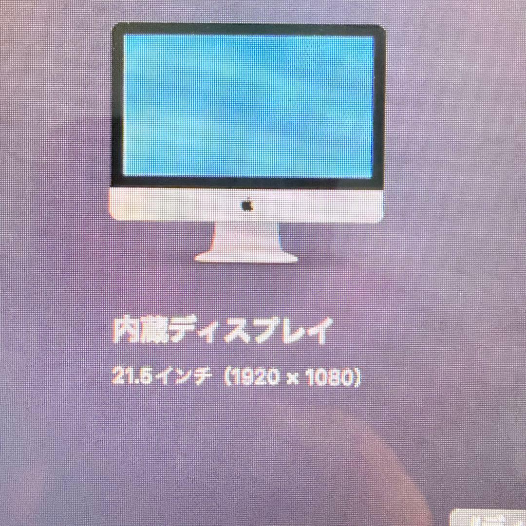 iMac 21.5 Late 2015 i5 8GB 1TB SSD 高速起動