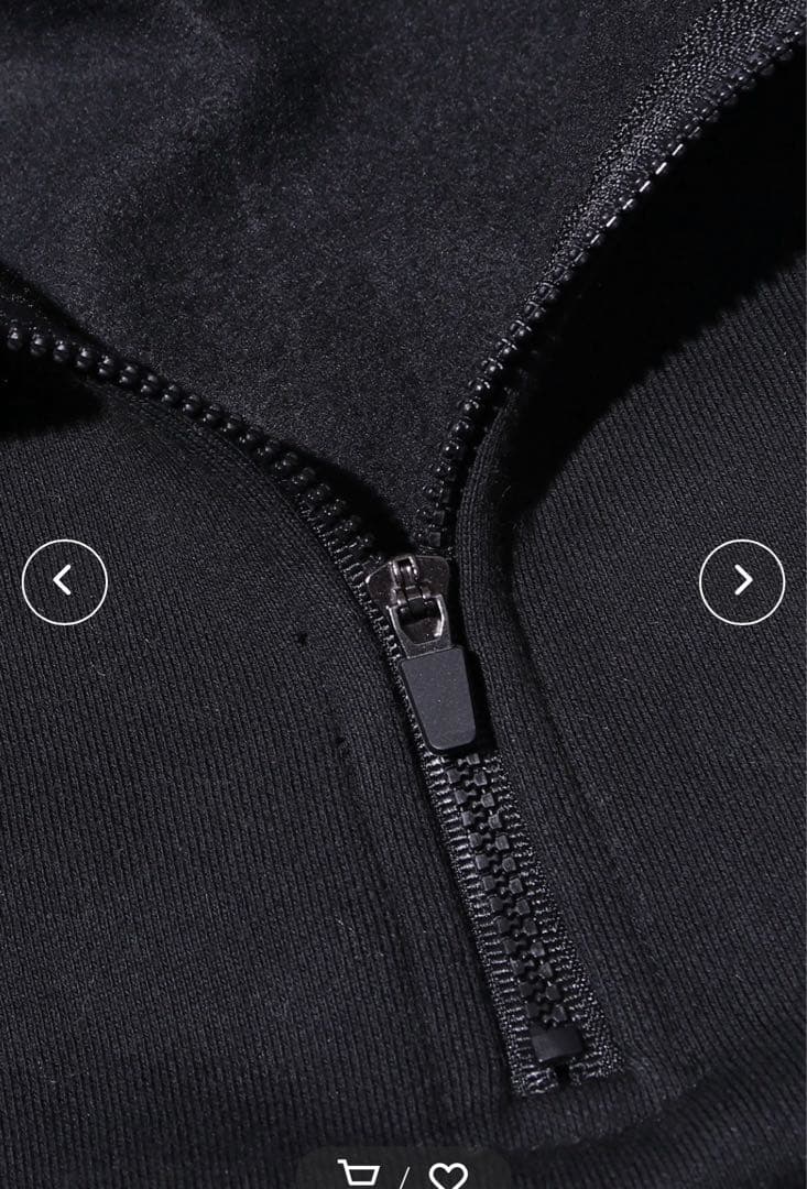 エッセンシャルズ ハーフジップM