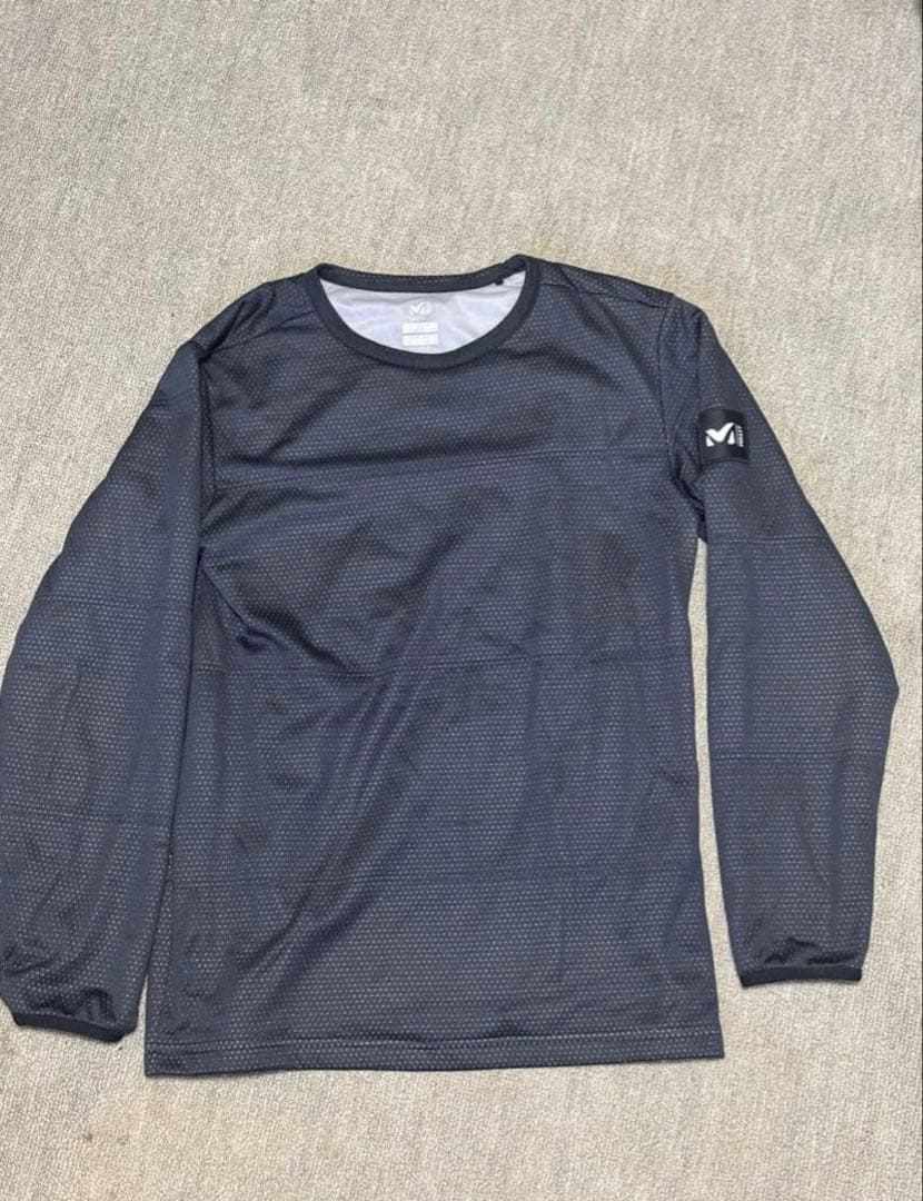 MILLET ミレー　アルファライト スウェットクルー　ブラック