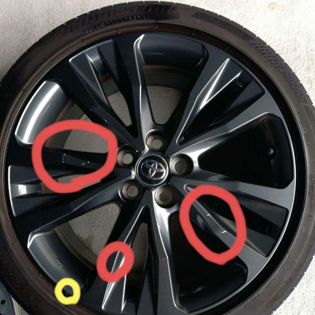 カローラツーリング W×Bトヨタ 純正ホイールタイヤセット 17インチ