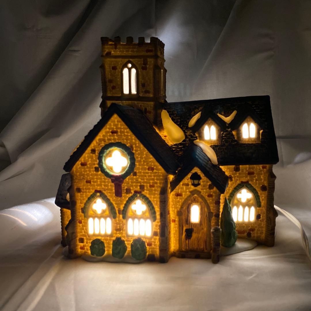 クリスマス DEPARTMENT 56 \"Knottinghill Church\"1989