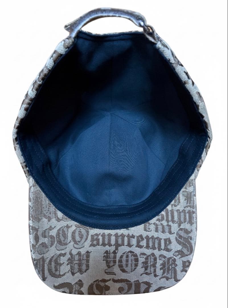 帽子 supreme cities jacquard 6-panel tan