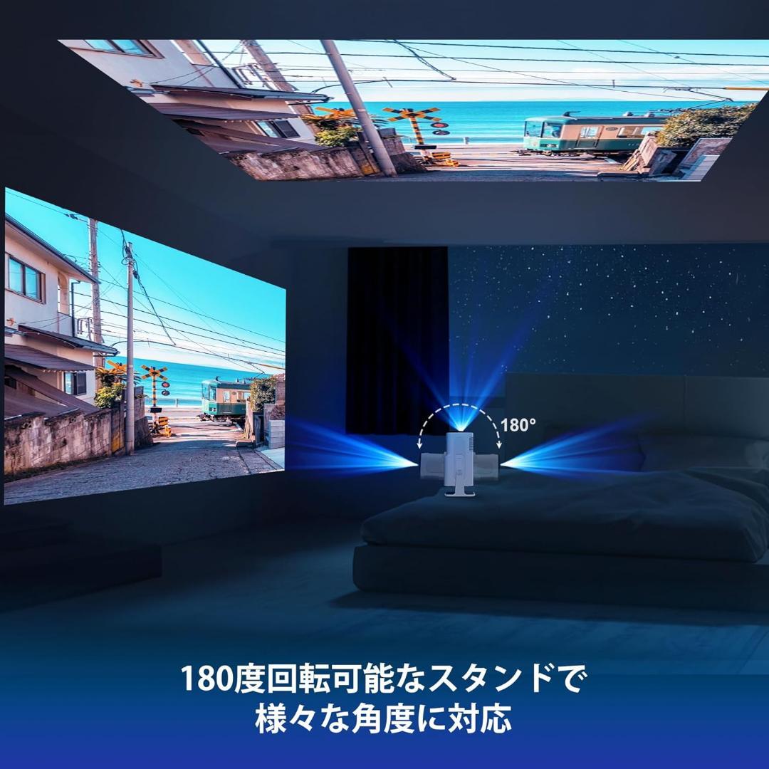 プロジェクター　Android TV搭載　12000LM　1080P　wifi6