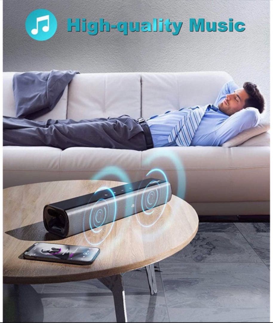 サウンドバー ホームシアター テレビ スピーカー Bluetooth 5.0