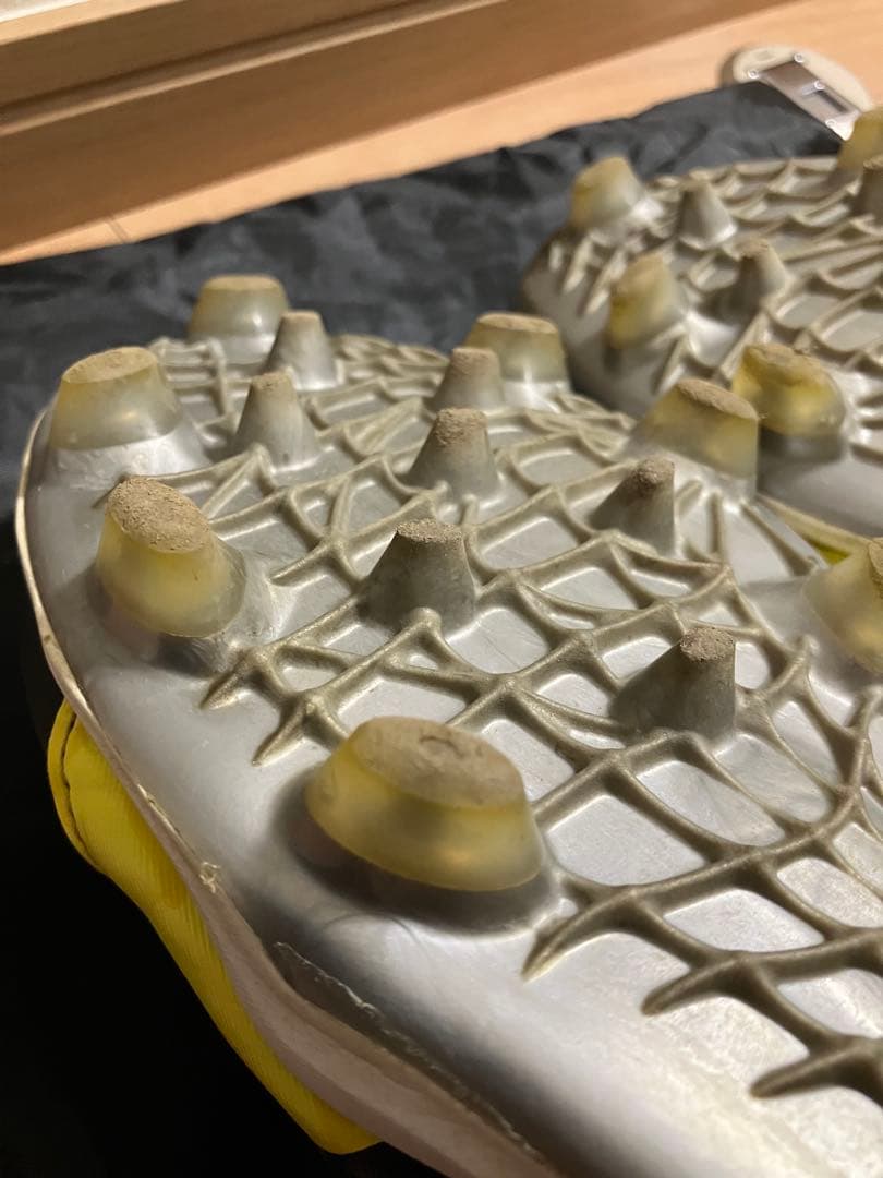 野球　ミズノ　オーダースパイク　ポイント　イエロー　ブラック　28.5cm