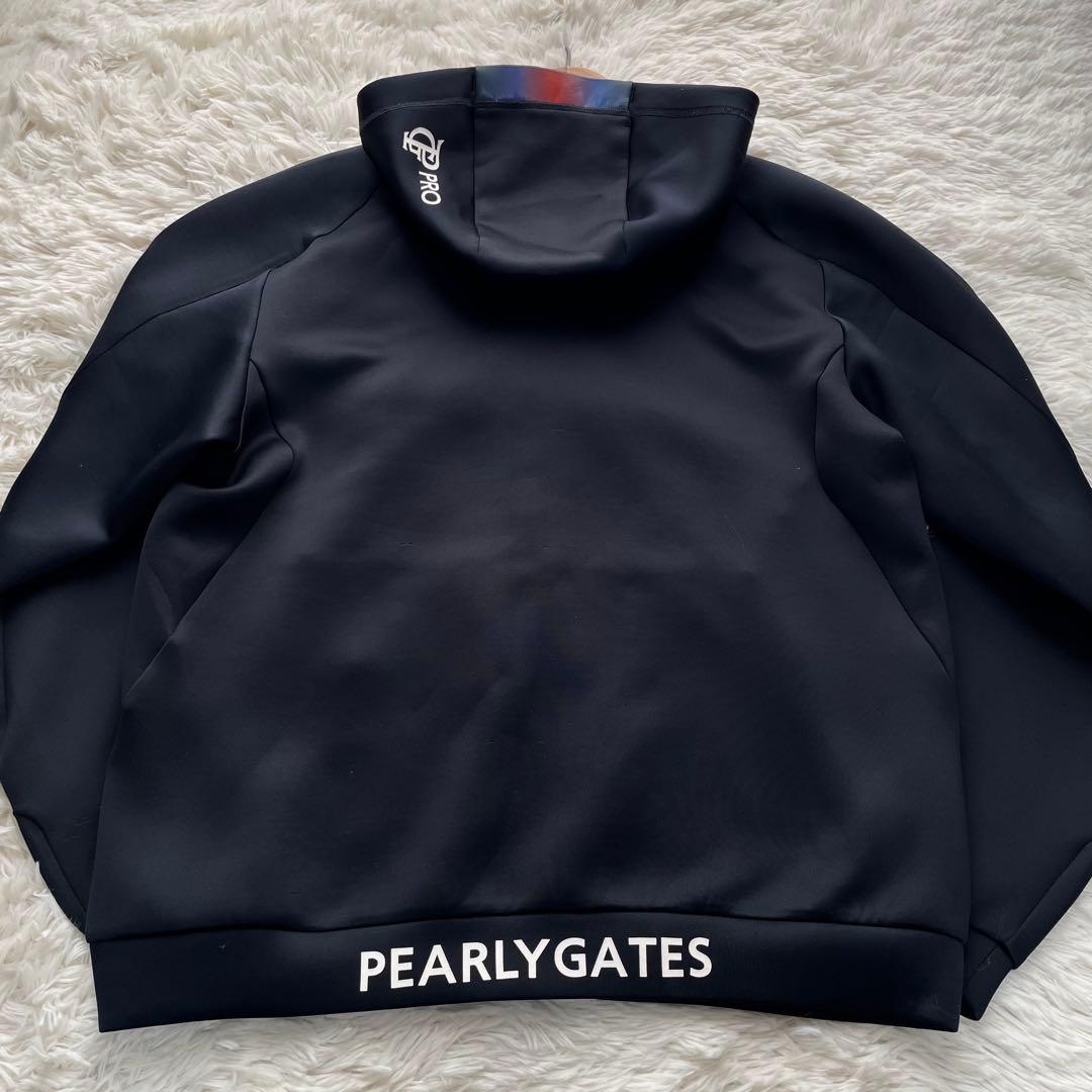 極美品✨パーリーゲイツ　24年製　ツインスニード　セット　ロゴプリント　黒　L