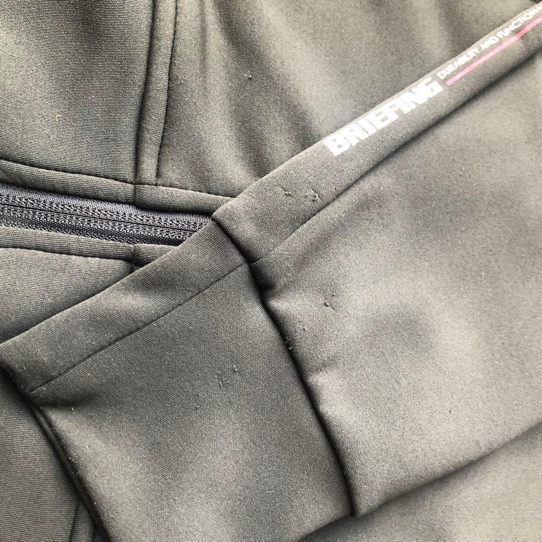 BRIEFING フード付きジャケット Mサイズ オリーブグリーン