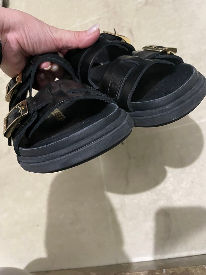 Birkenstock Cannes ブラック　ビルケンシュトック　ナロー36