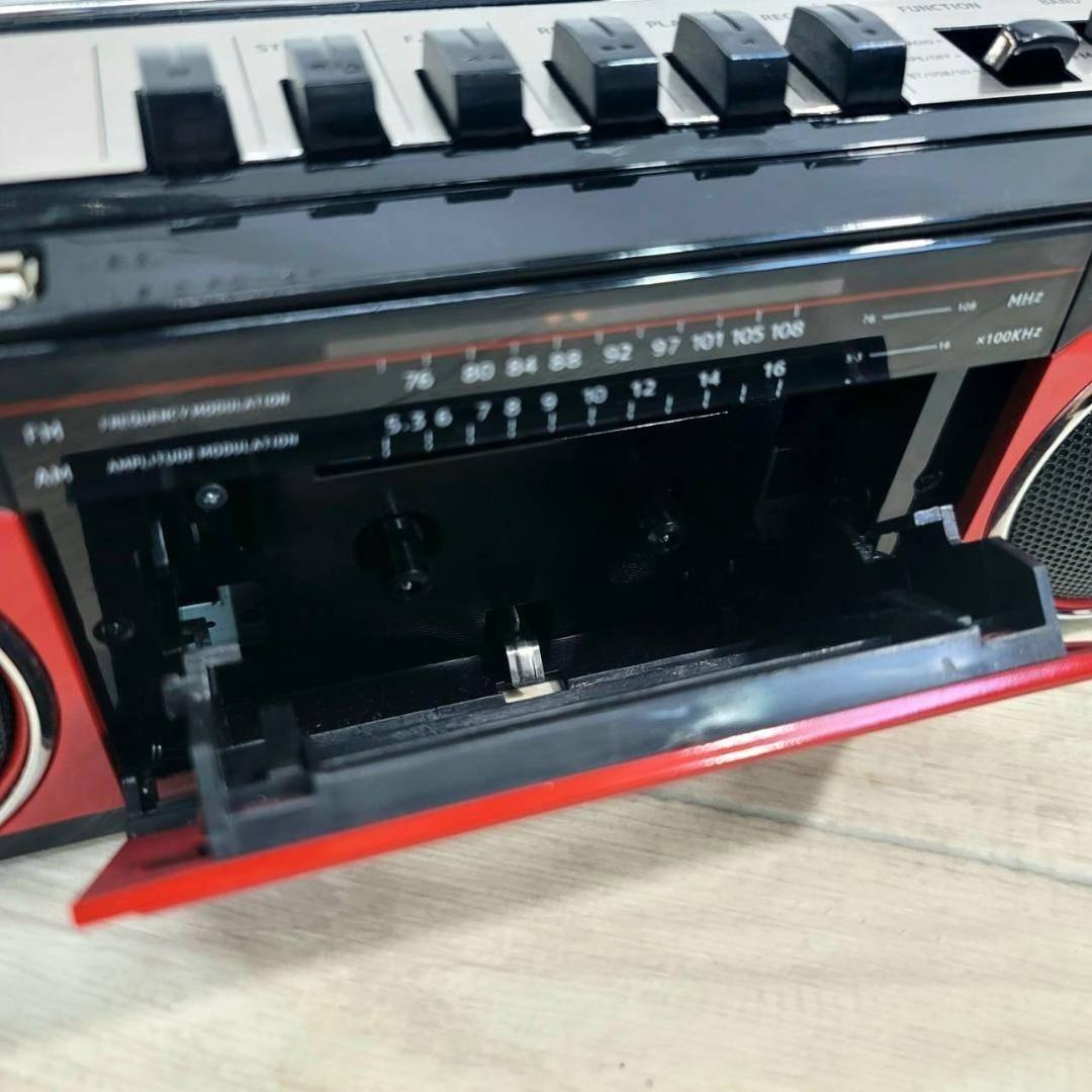 【良品】SANSUI Bluetooth搭載ラジカセ SCR-B2【RD】