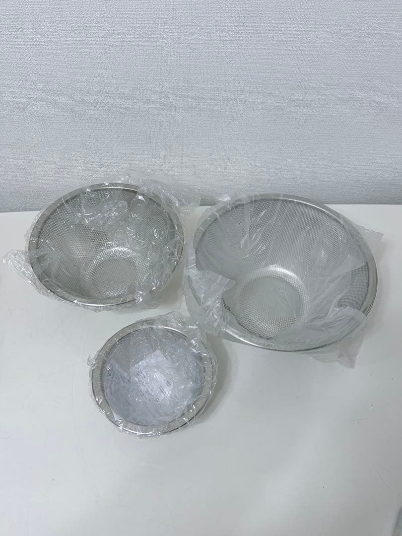 新品 アムウェイ　ミキシングボウル 用 コランダー(ざる)セット