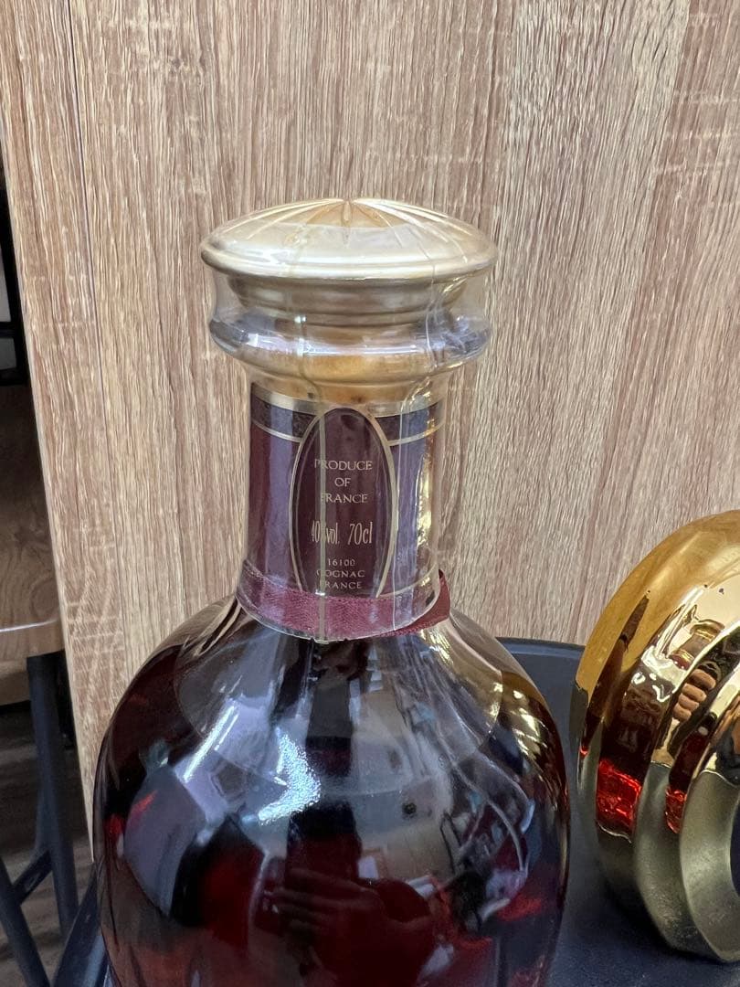 ウイスキー2本セット　コニャックカミュ　XOハートボトルゴールド