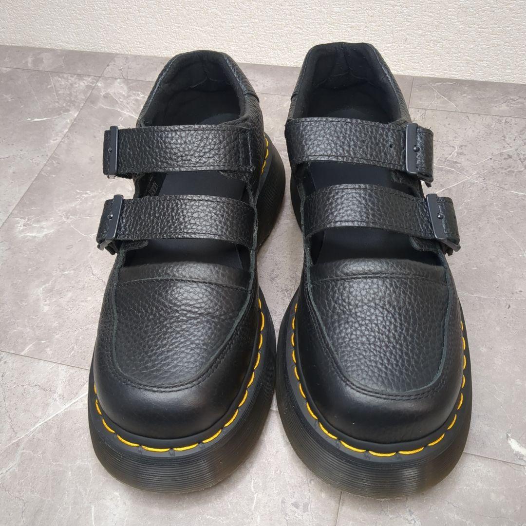 極美品☆24cm ドクターマーチン ブラック メリージェーン BUZZ シボ革
