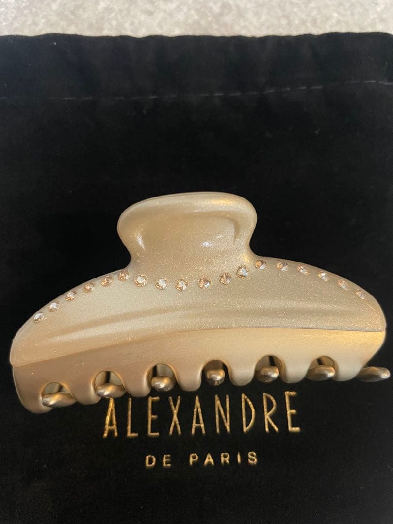 ALEXANDRE DE PARIS ヘアクリップ ゴールド