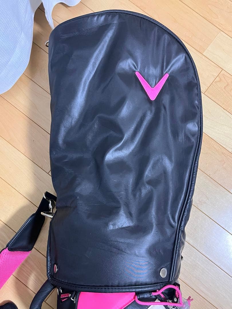 Callaway キャロウェイ ゴルフ キャディバッグ 黒 ピンク レディース