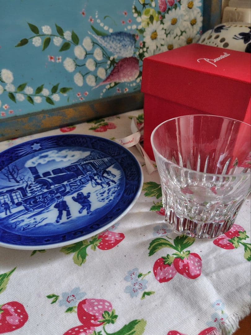 ロイヤルコペンハーゲン イヤープレート　1993年　バカラ　刻印あり　中日