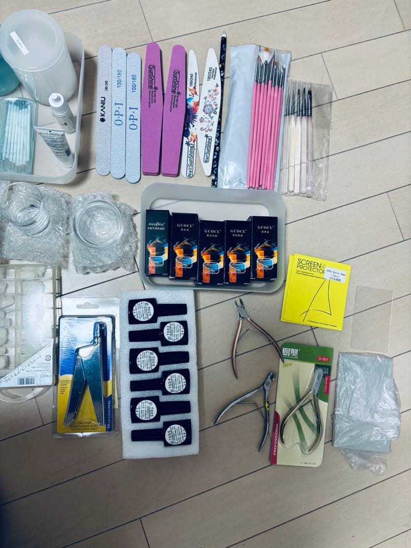 今月中処分！！ネイルアート練習用具セット fourdiamonds ネイルケア