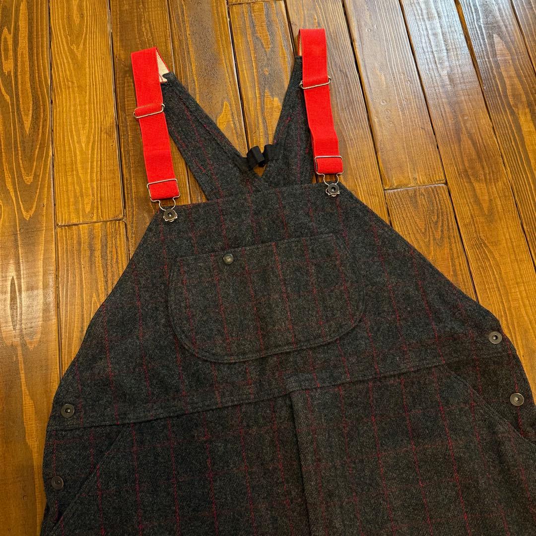 USA製‼︎【Woolrich ウールリッチ】ウールオーバーオール XL