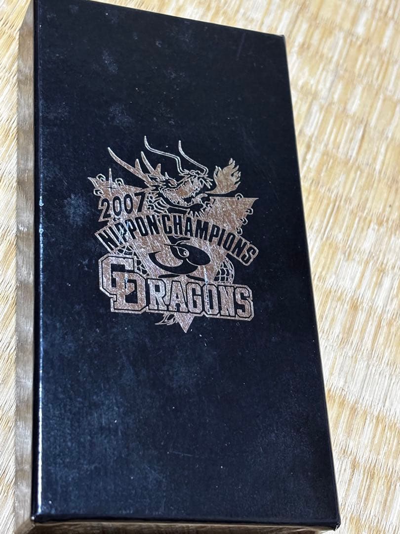 2007日本一 中日ドラゴンズ 銀製限定ストラップ 箱あり入手困難