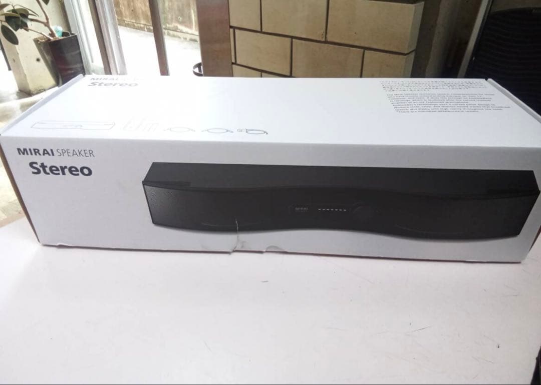 【美品】サウンドファン　ミライスピーカーステレオ　SF-MIRAIS6