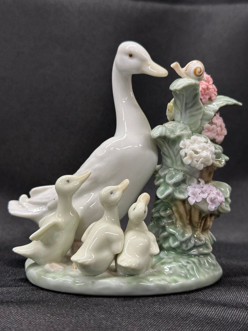 【美品】LLADRO リヤドロ　1439 カタツムリ　アヒル　フィギュリン