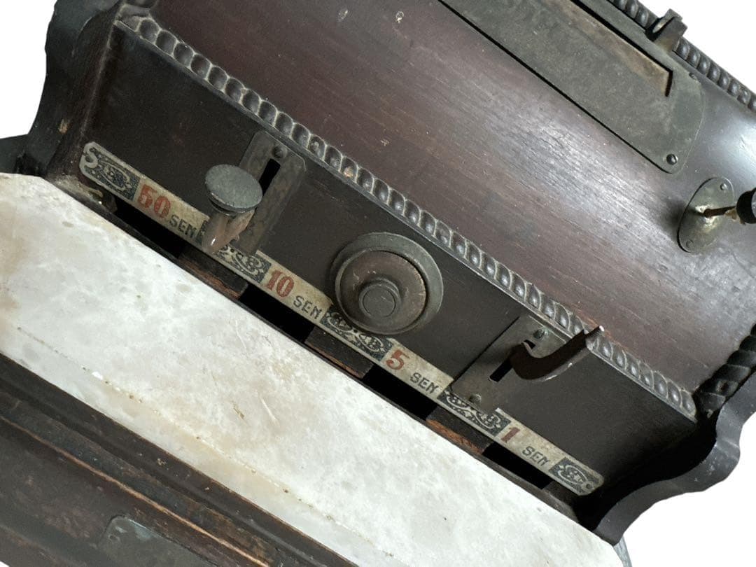 レジスター　アンティーク　レトロレジスター　金銭登録機　ビンテージ　アンティーク