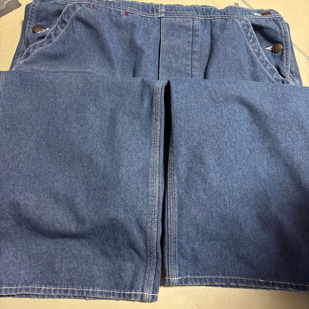 【お値下げしました】BIG MAC デニムオーバーオール　ローバック